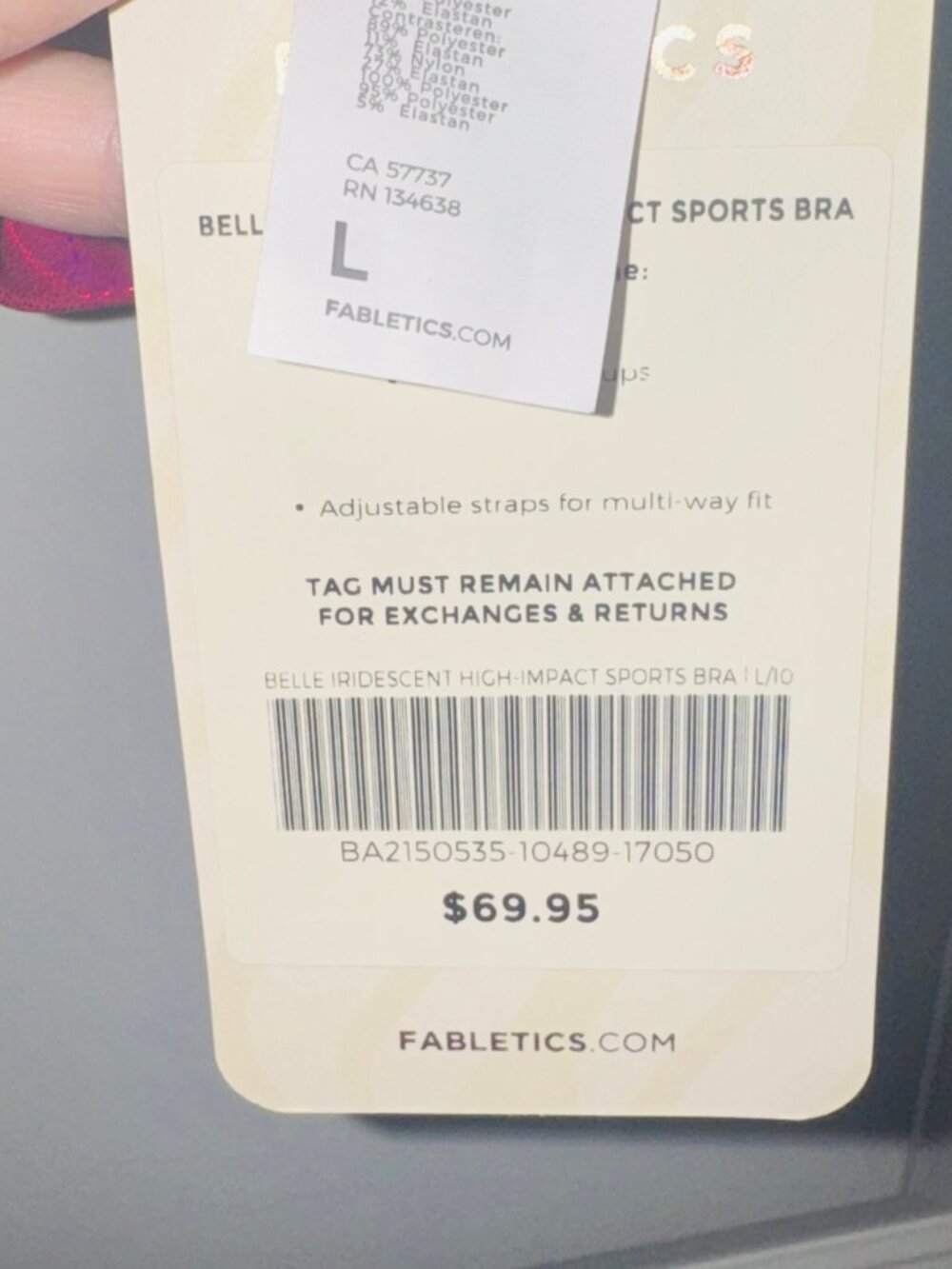 Pink Shimmer Work Out Set - Fabletics - Picture 7 of 8